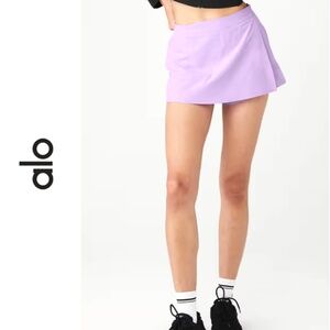 ALO Yoga Purple Clubhouse Skorts Violet Skies | S